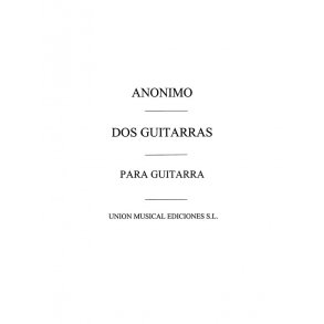 Anonimo: Dos Guitarras Cancion Popular Rusa (Rosado) for Guitar