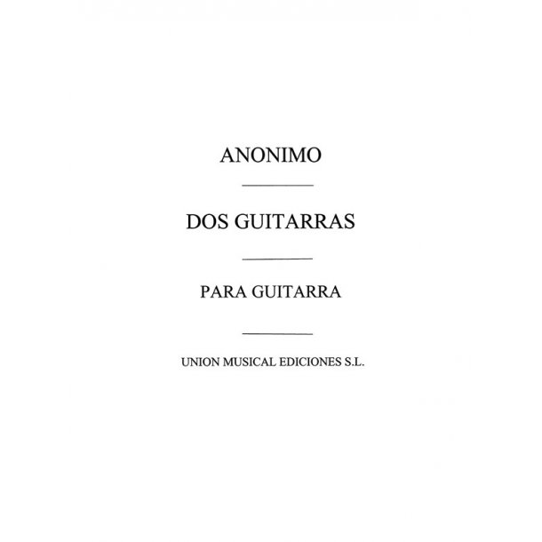 Anonimo: Dos Guitarras Cancion Popular Rusa (Rosado) for Guitar