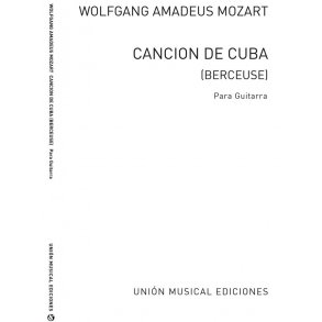 Mozart: Cancion De Cuna (Garcia Velasco) for Guitar