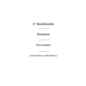 Mendelssohn: Romanza (Llobet) for Guitar