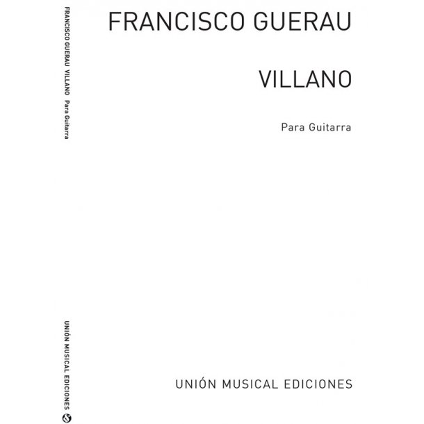 Guerau: Villano (Azpiazu) for Guitar