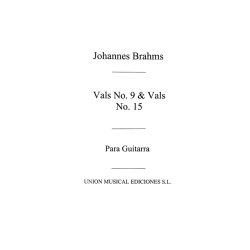Brahms: Vals No9 Y Vals No15 Op30 (Tarrago) for Guitar