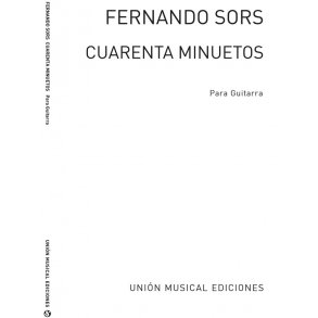 Sors: Cuarenta Minuetos (Azpiazu) for Guitar