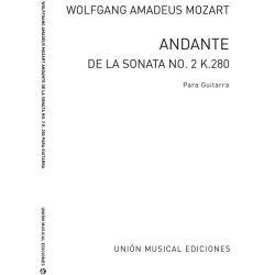 Mozart: Andante De La Sonata No.2 K.280 (Llobet) for Guitar