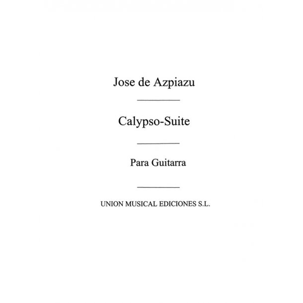 Azpiazu: Calypso Suite for Guitar