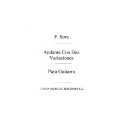Sors: Andante Con Dos Variaciones (R Sainz De La Maza) for Guitar