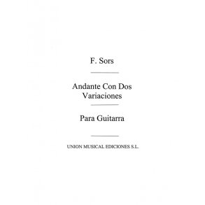 Sors: Andante Con Dos Variaciones (R Sainz De La Maza) for Guitar