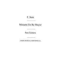 Sors: Minuet En Re Mayor D Major (Galindo) for Guitar