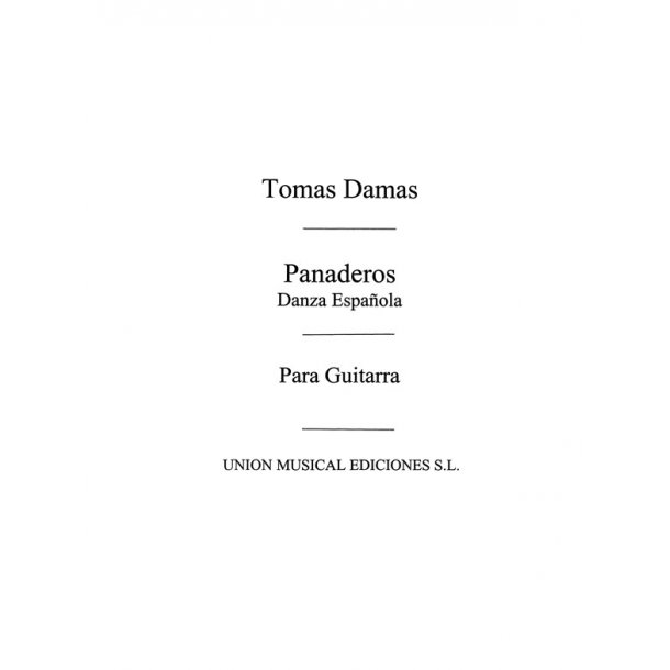 Damas: Panaderos Danza Espanola (Balaguer) for Guitar