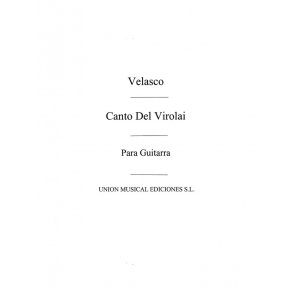 Anonimo: Canto Del Virolai En Honor De La Virgen De Montserrat for Guitar