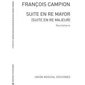 Campion: Suite En Re Mayor (Gousse) for Guitar