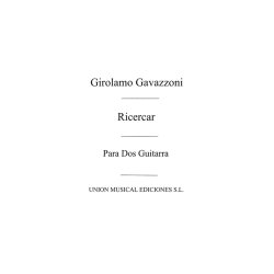 Cavazzoni: Ricercar (Pujadas Labrouve) for 2 Guitars