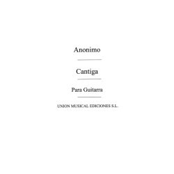 Anonimo: Cantiga (Anido) for Guitar