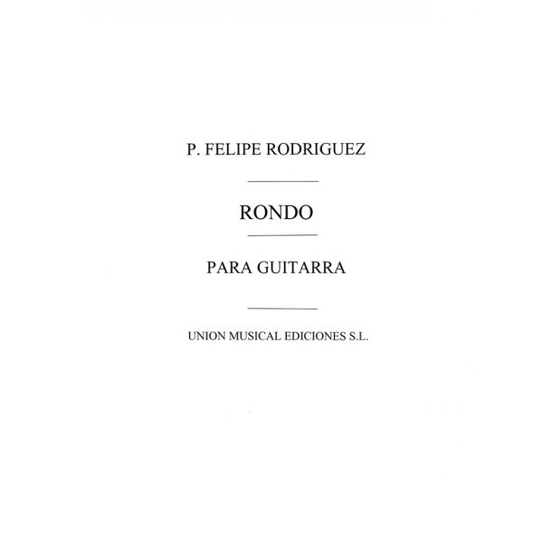 Rodgriguez: Rondo (Anido) for Guitar
