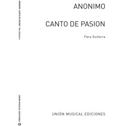 Anonimo: Canto De Pasion (Garcia Velasco) for Guitar