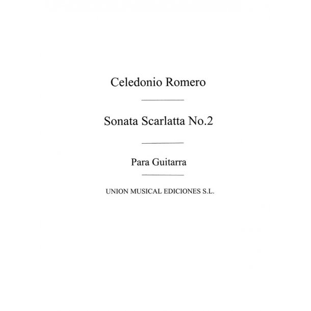 Romero: Sonata Scarlatta No.2 for Guitar