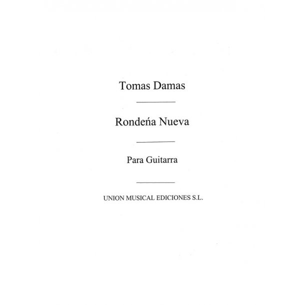 Damas: Rondena for guitar