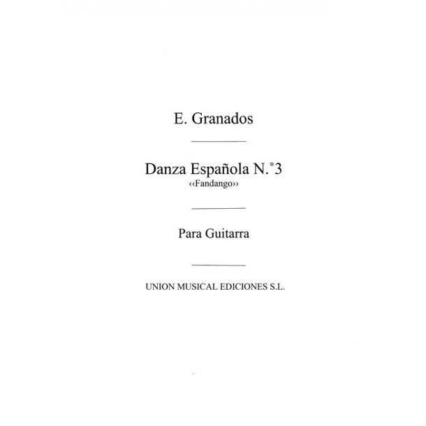 Granados Danza Espanola No.3 Fandango (azpiazu)