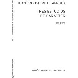J.C. Arriaga: Tres Estudios Piano