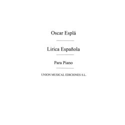Espla Lirica Espanola Vol.1 Piano
