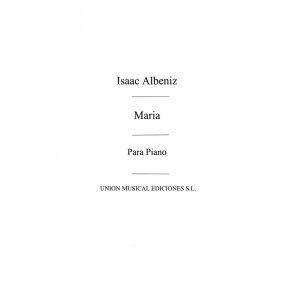 Albeniz: Maria No.6 from Mazurkas De Salon Op.66 for Piano