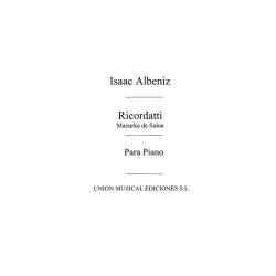 Albeniz: Ricordati Mazurka De Salon Op.96 for Piano