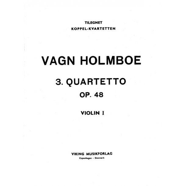 Strygekvartet Nr. 3 Op.48