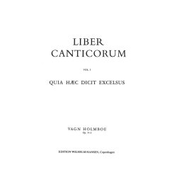 Holmboe Quia Haec Dct Excelsus Op54d