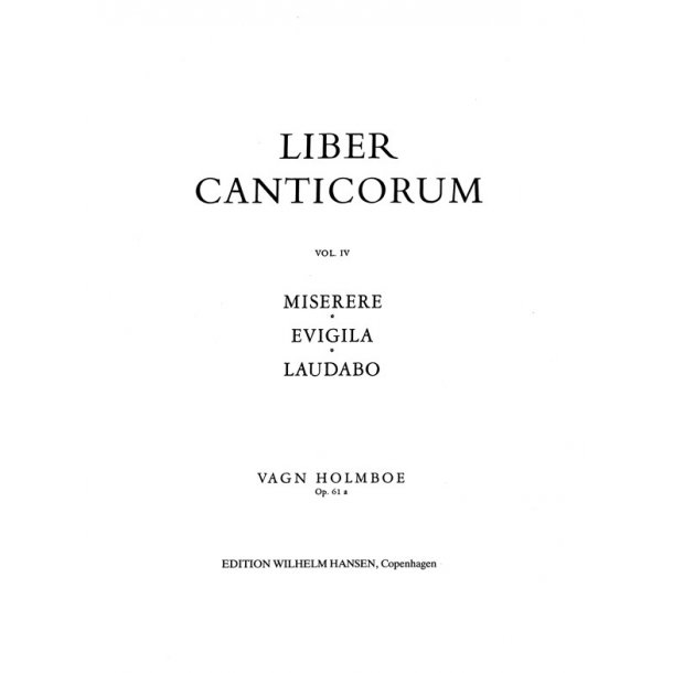 Holmboe Miserere Mei Op 61a Ssatbb