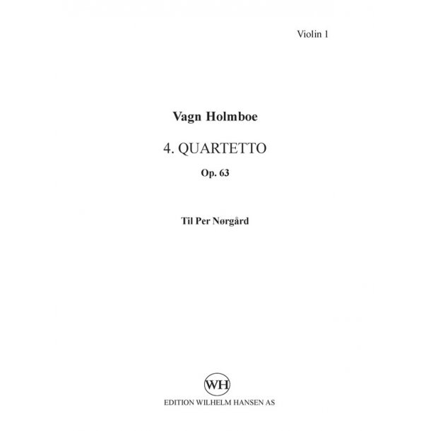 Strygekvartet Nr. 4 Op.63