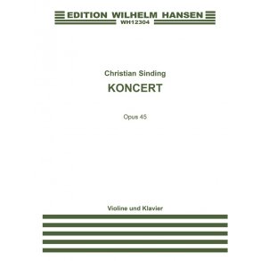 Sinding Violin Concerto Vln/Pf