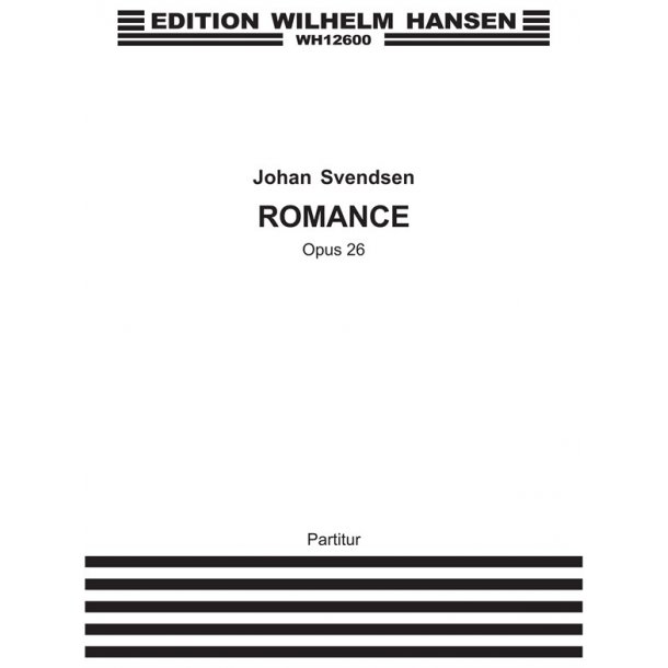 JOHAN SVENDSEN ROMANCE OP.26 SC