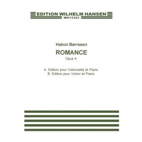 Hakon Borresen: Romance Op. 4, Kopi