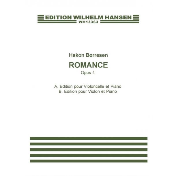 Hakon Borresen: Romance Op. 4, Kopi