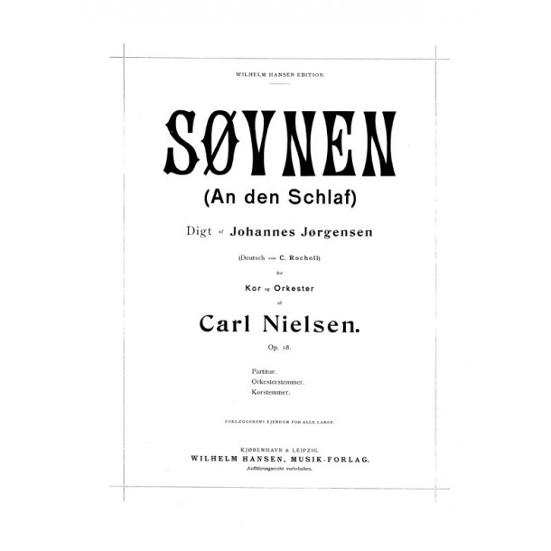 Nielsen Sleep Op18 F/S