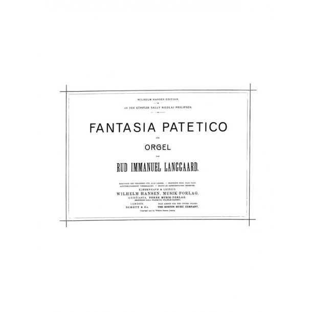 Fantasia Patetico, Kopi