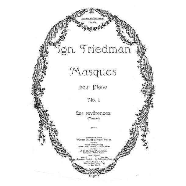 Masques - No. 1 Les Reverences