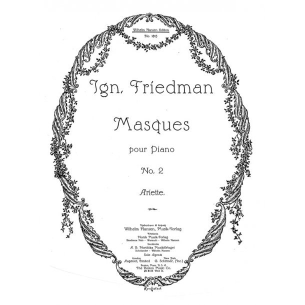 Masques - No. 2 Ariette