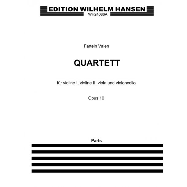 FARTEIN VALEN STRYGEKVARTET OP. 10 PTS