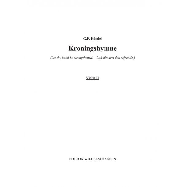 KRONINGSHYMNE           FSL65A