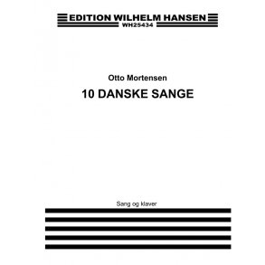 OTTO MORTENSEN 10 DANSKE SANGE SATB+PF