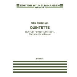 OTTO MORTENSEN QUINTETTE (STUDY SCORE)