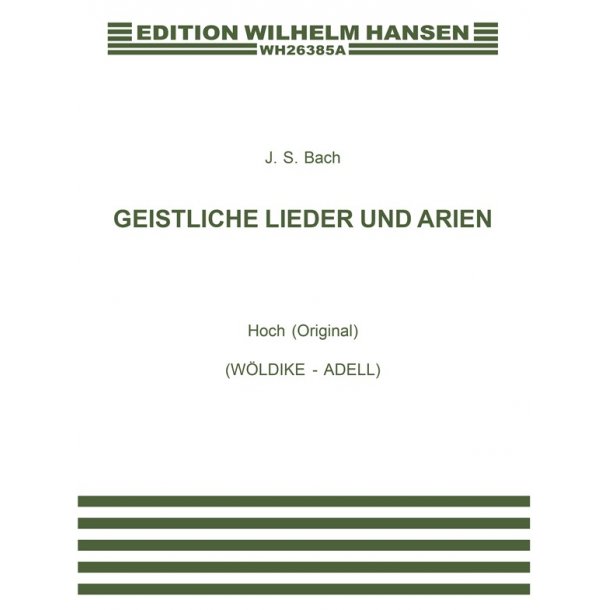 GEISTLICHE LIEDER UND ARIEN