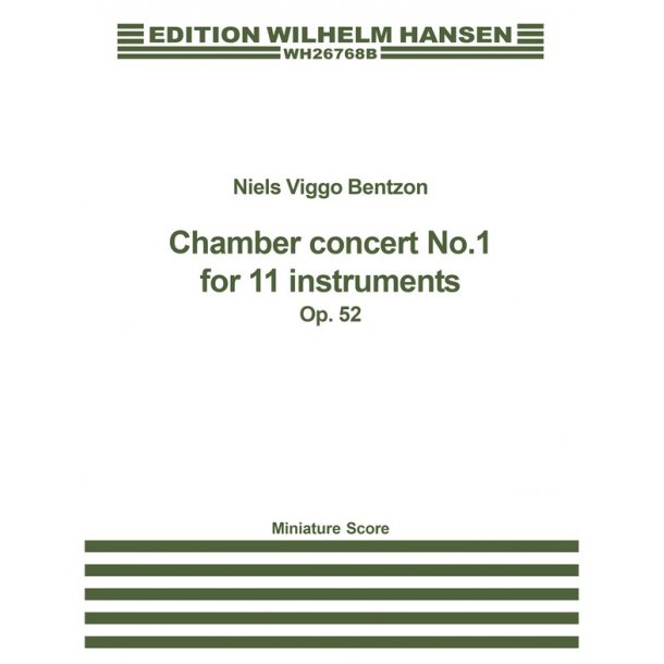 CHAMBER CONCERT FOR 11 INSTR. MS