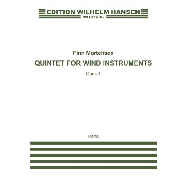 Finn Mortensen: Wind Quintet Op. 4 (Parts)
