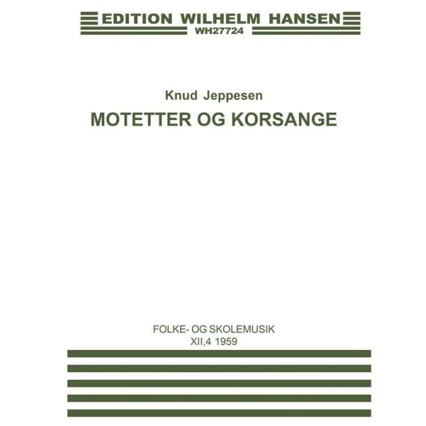 Motetter Og Korsange    Fs12,4