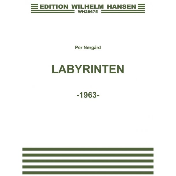 Per Nogard: The Labyrinth (Vocal Score)