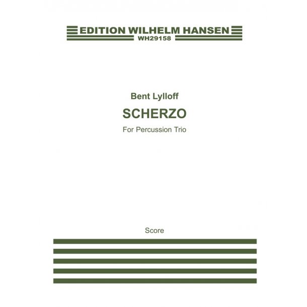 Bent Lylloff: Scherzo For Percussion Trio (Score)