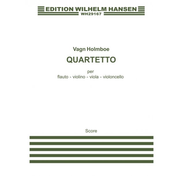 Vagn Holmboe: Quartet Op.90 (Score)