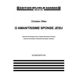 Christian Ritter: O Amantissime Sponse Jesu (Score)
